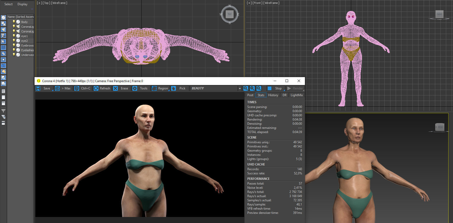Different ages women pack 3D Model Collection_61