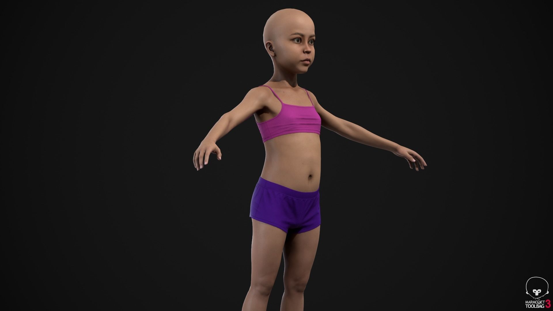 Different ages women pack 3D Model Collection_76
