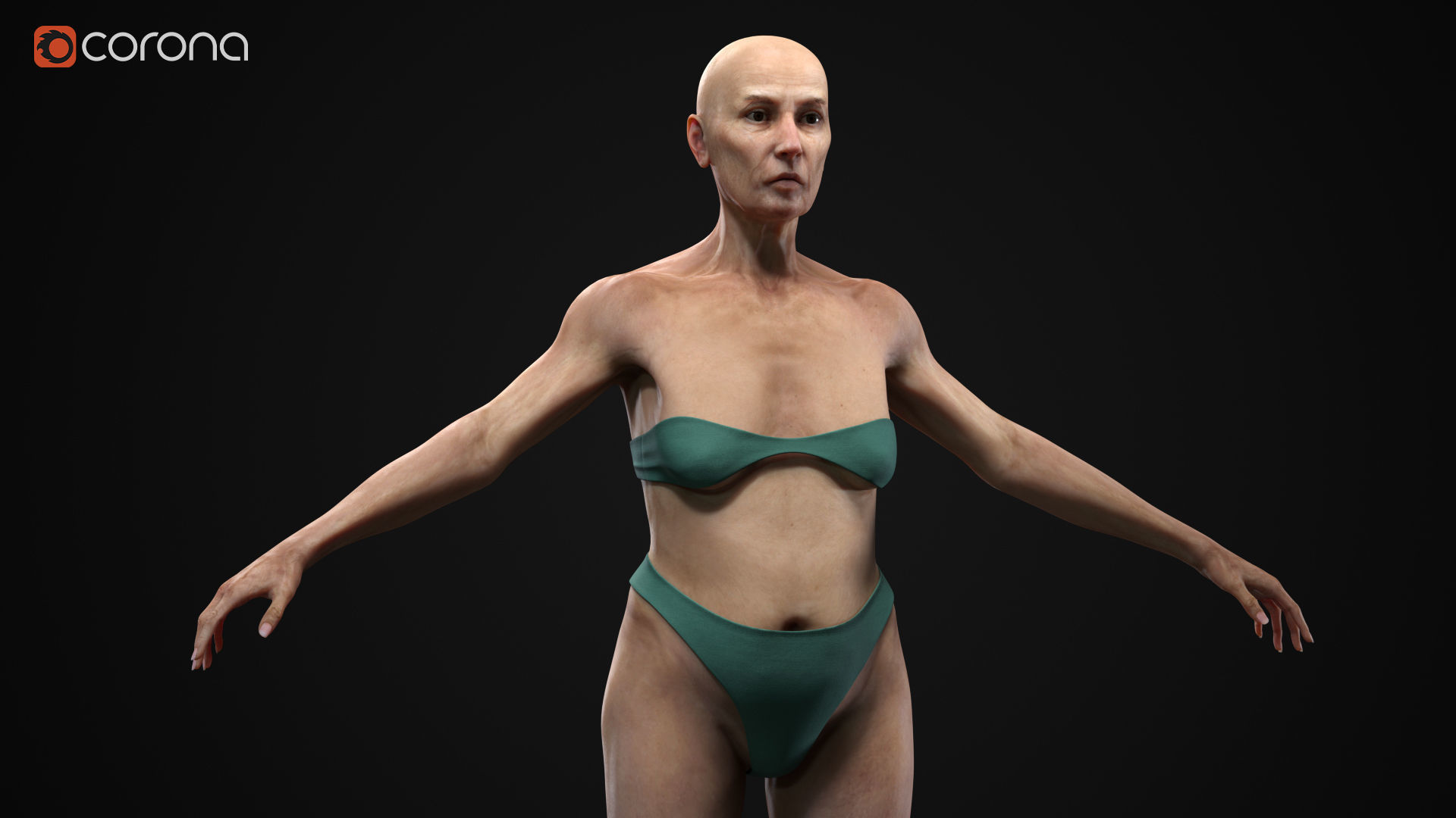 Different ages women pack 3D Model Collection_39