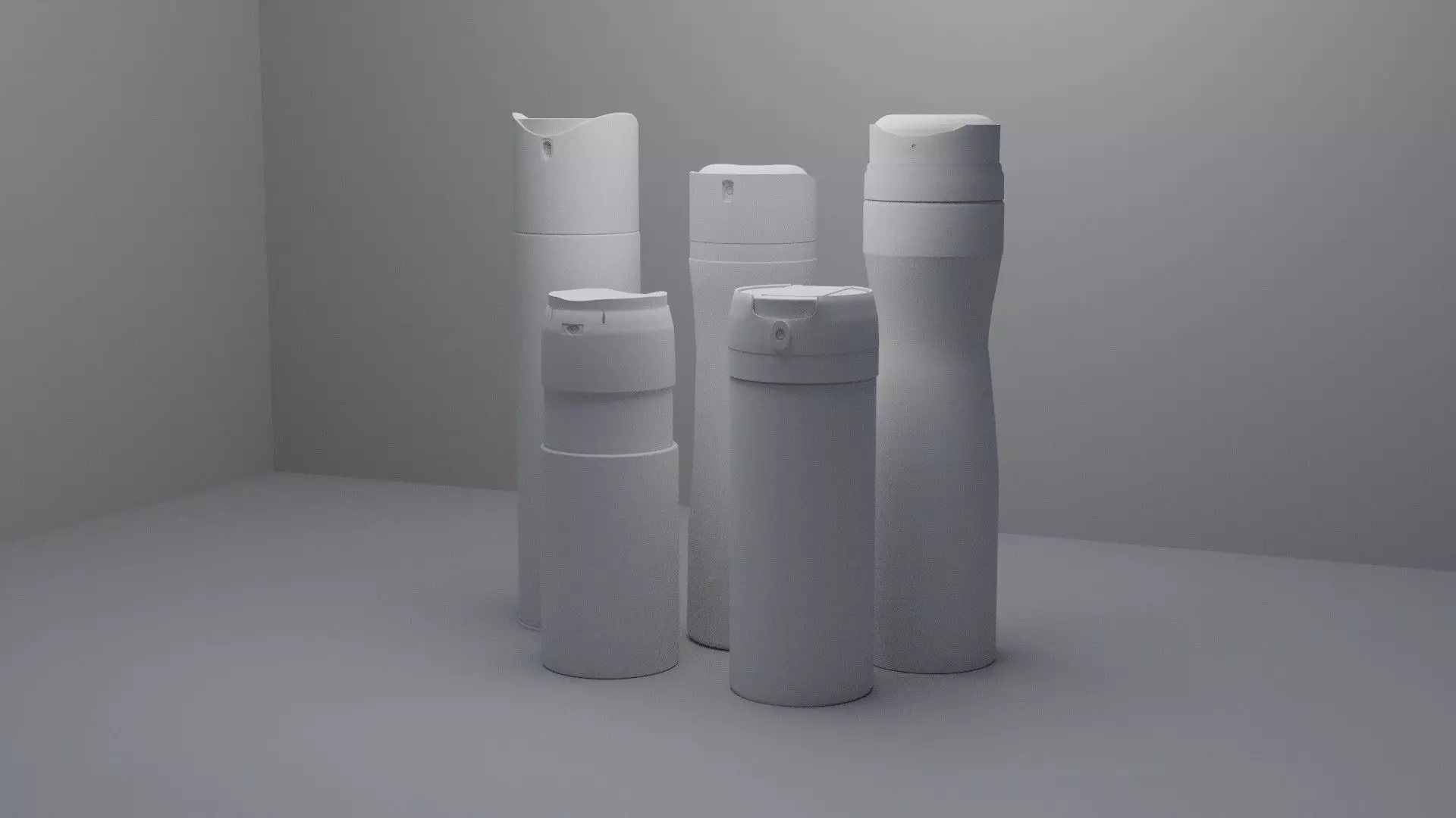 3D MODEL OF DEODORANTS Low-poly 3D model_0