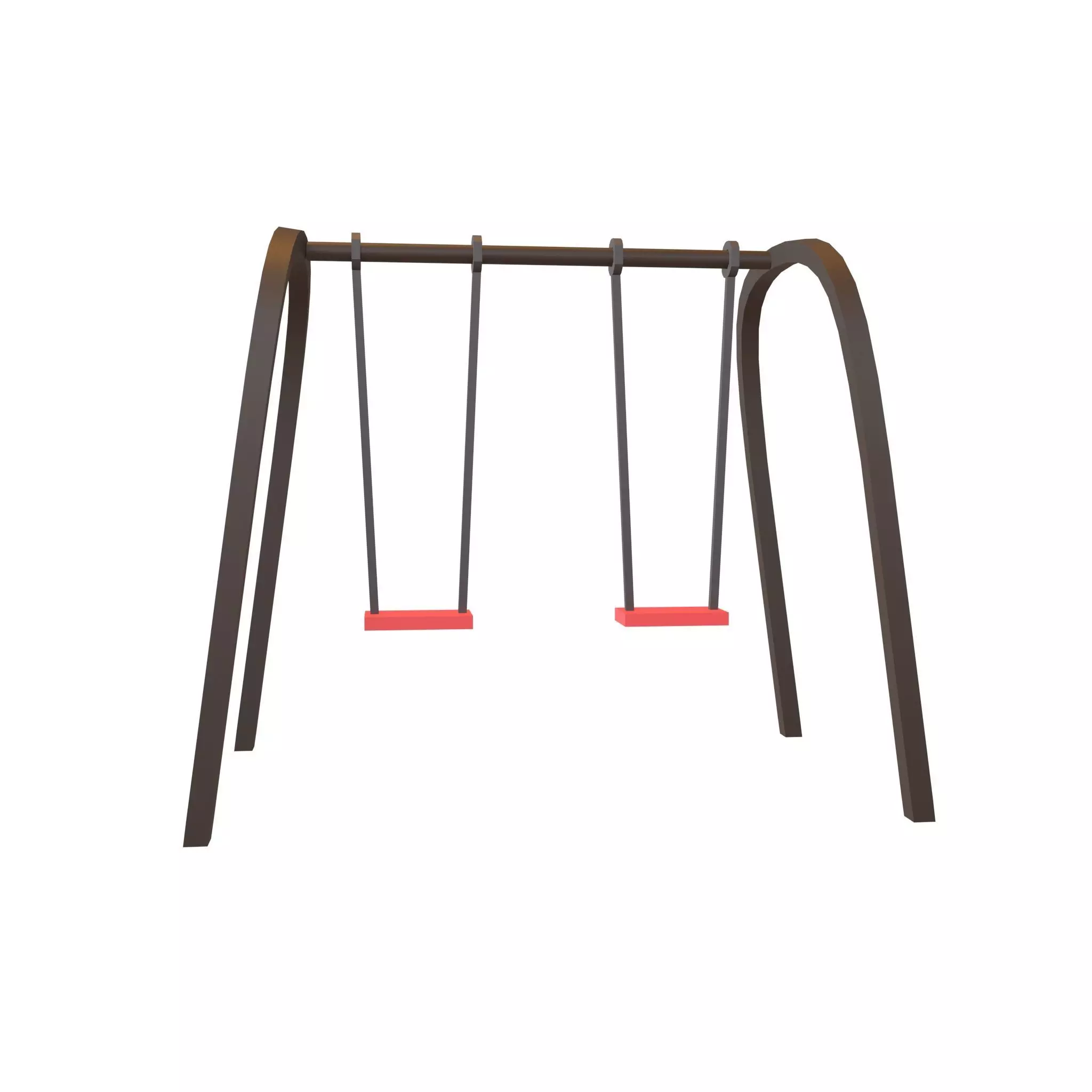 Park Swing v1 004 Low-poly 3D model_0