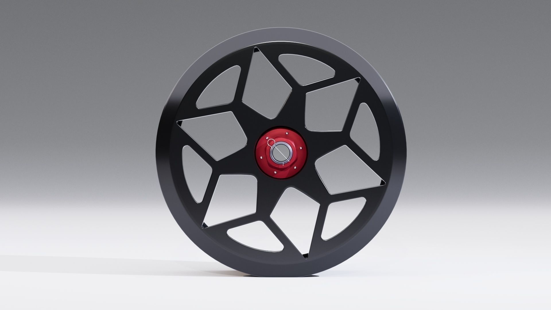SL061 wheel Low-poly 3D model_2