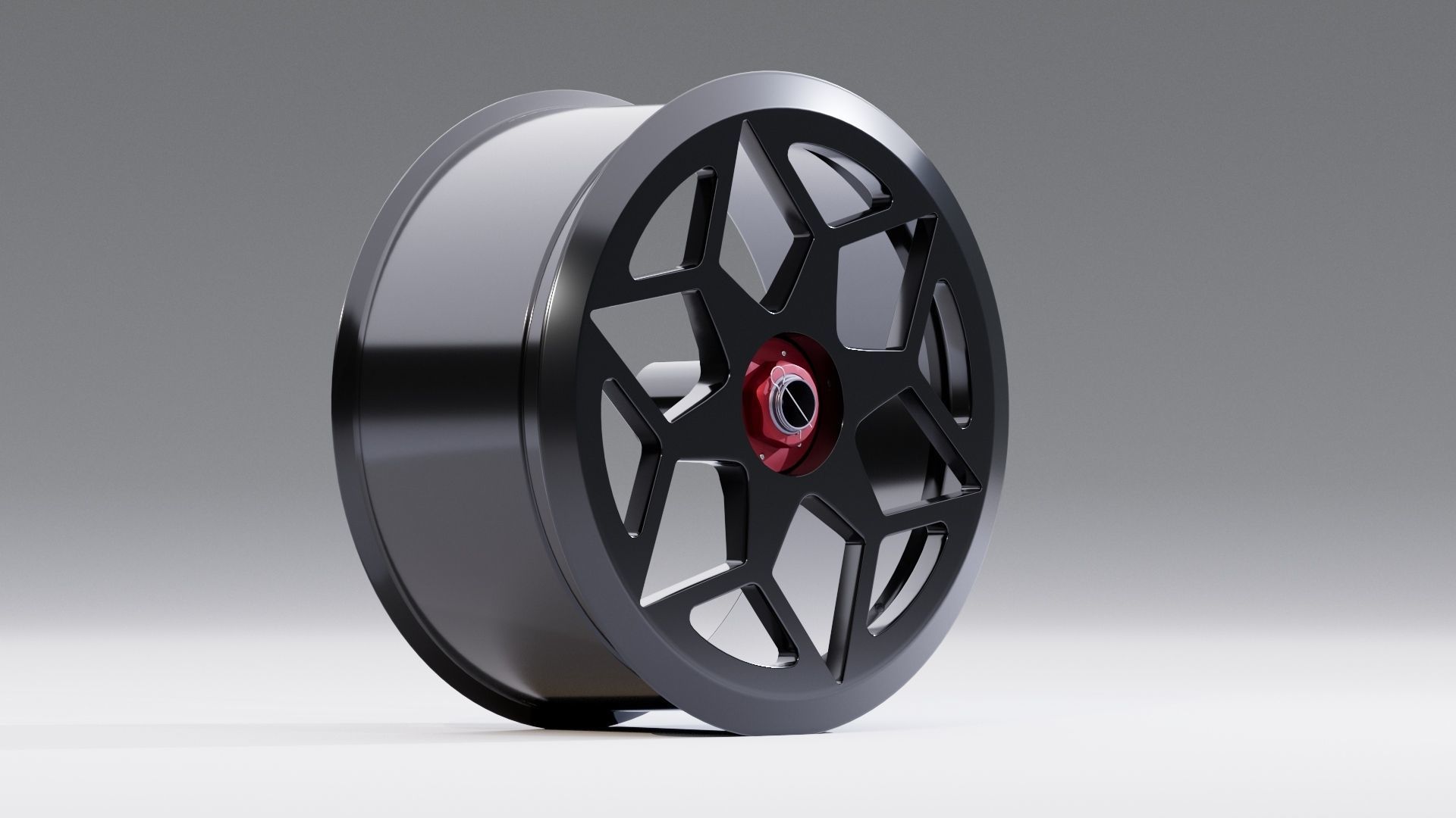 SL061 wheel Low-poly 3D model_4
