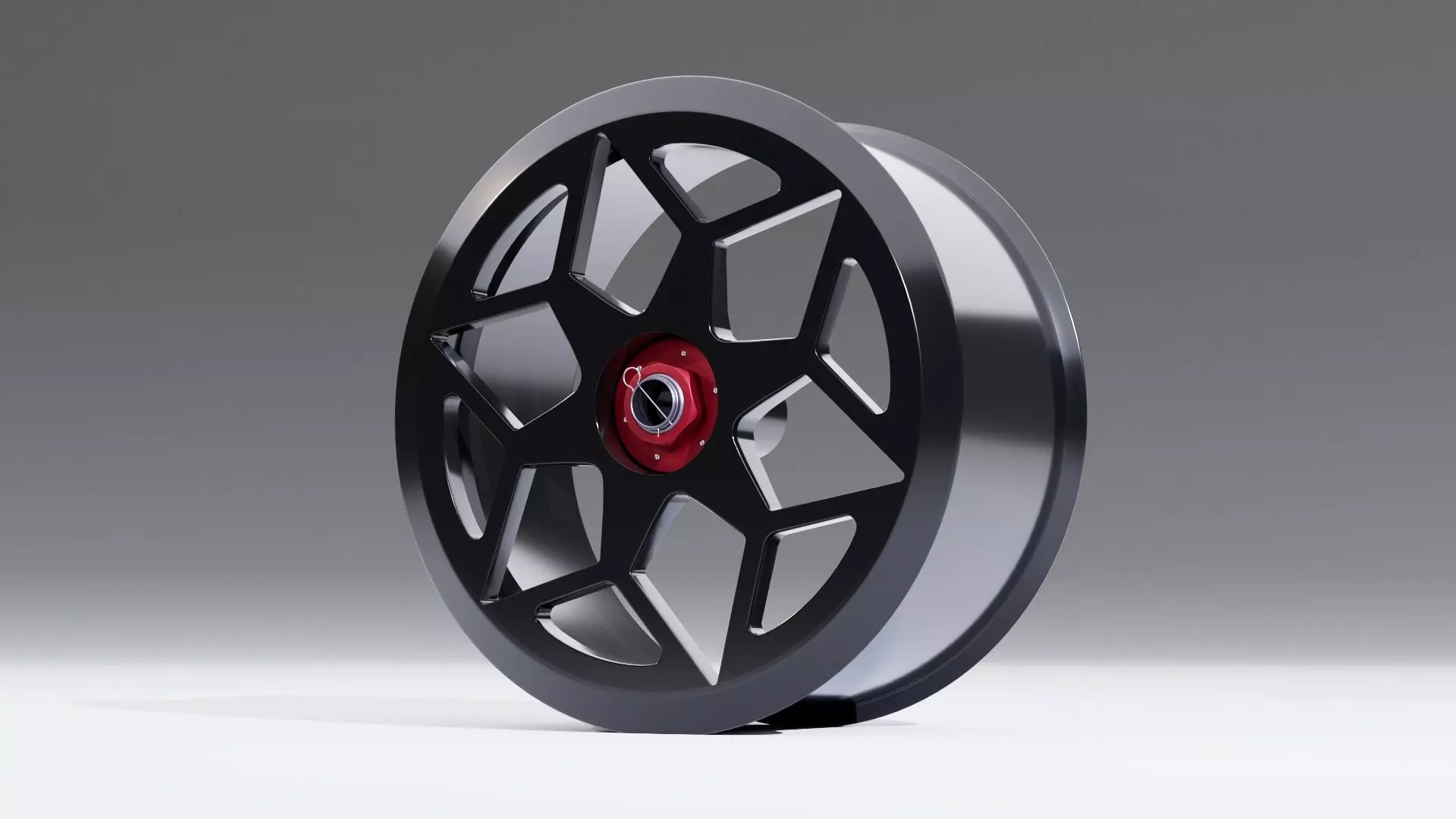 SL061 wheel Low-poly 3D model_0