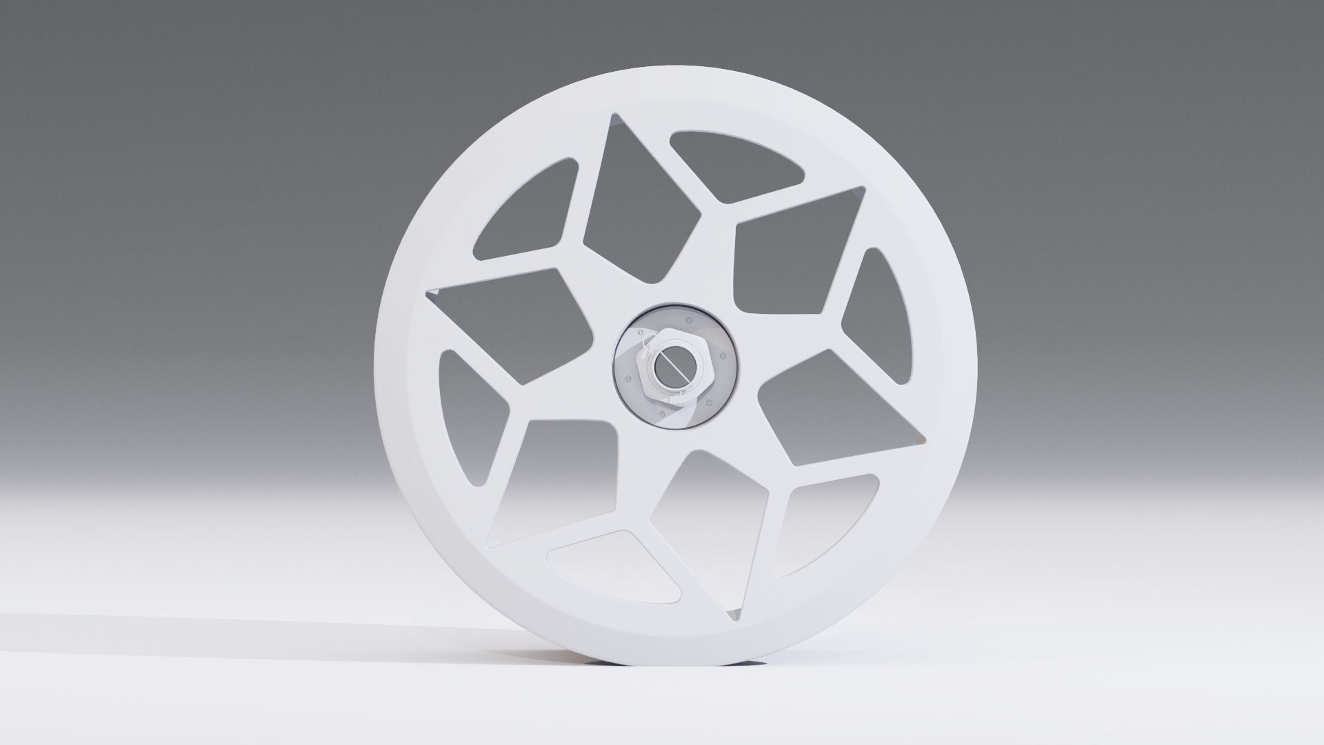 SL061 wheel Low-poly 3D model_3