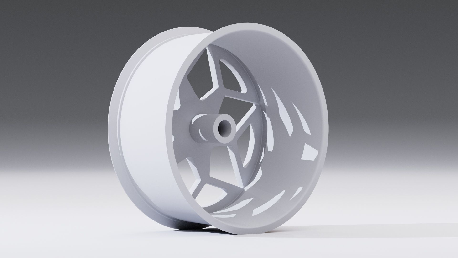 SL061 wheel Low-poly 3D model_11
