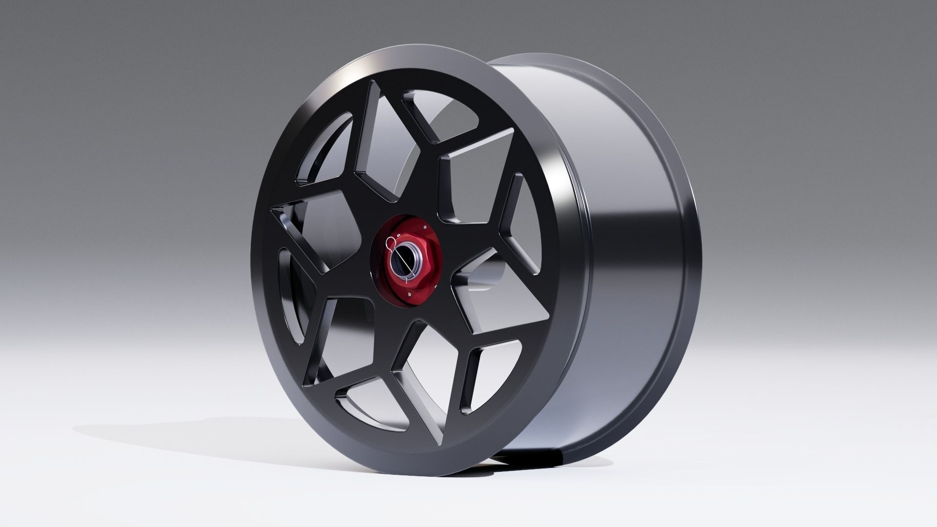 SL061 wheel Low-poly 3D model_6