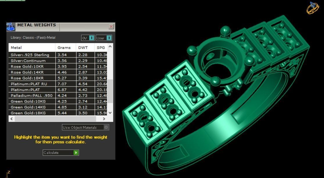 solitaire wedding ring  3D print model_10