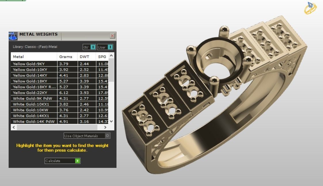 solitaire wedding ring  3D print model_9