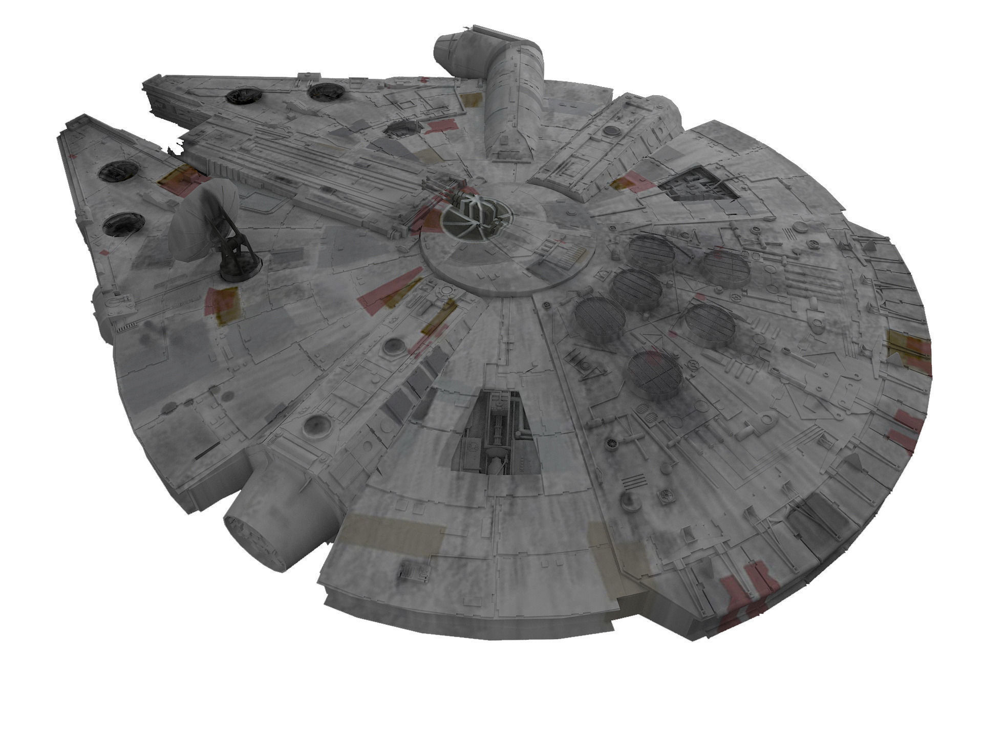 starwar spacecraft 3D model_4