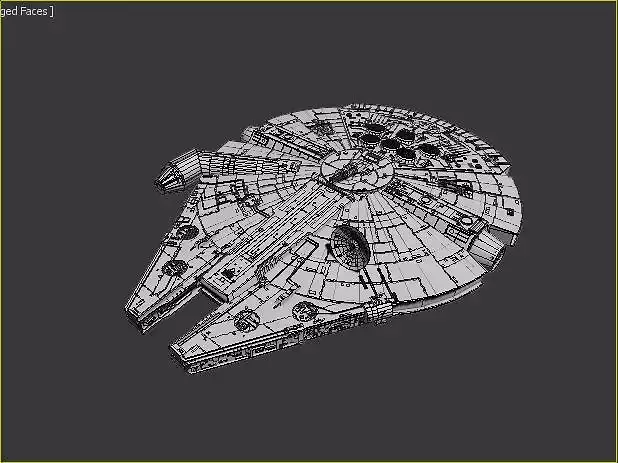 starwar spacecraft 3D model