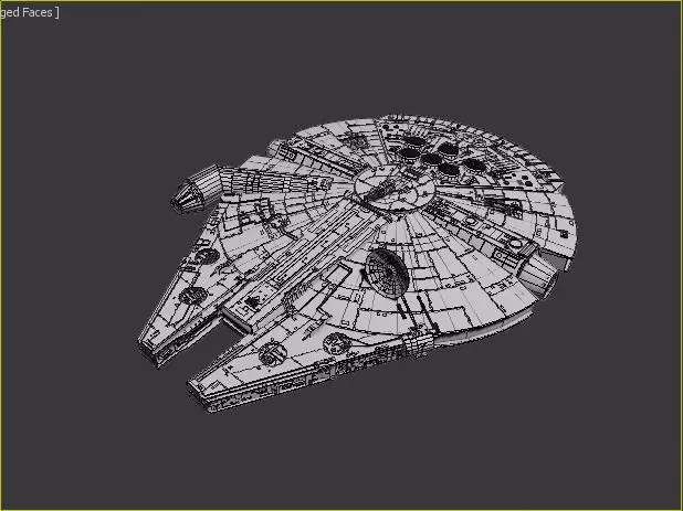 starwar spacecraft 3D model_0