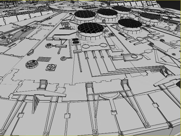 starwar spacecraft 3D model_2