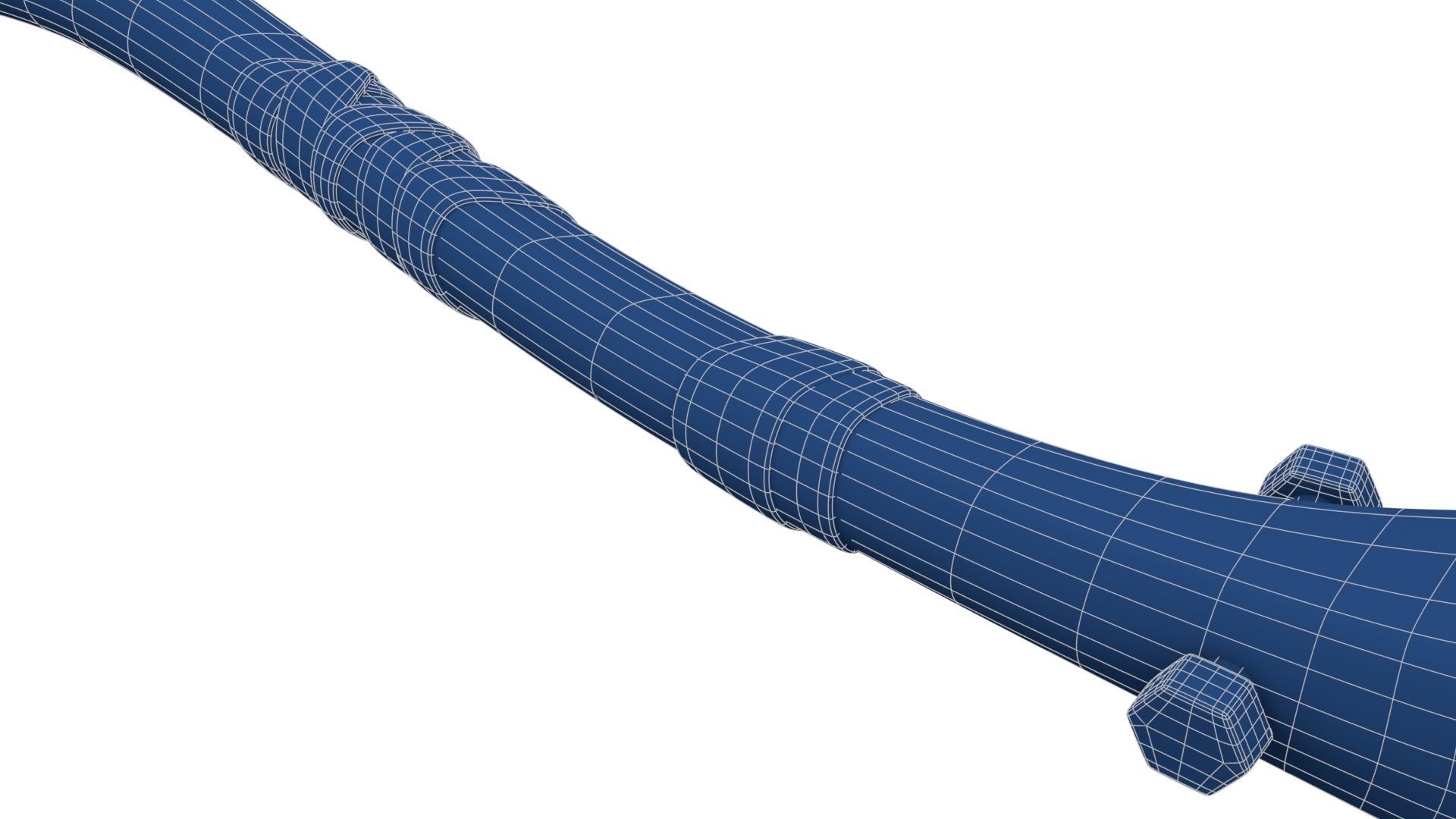 Fire Axe Low-poly 3D model_29