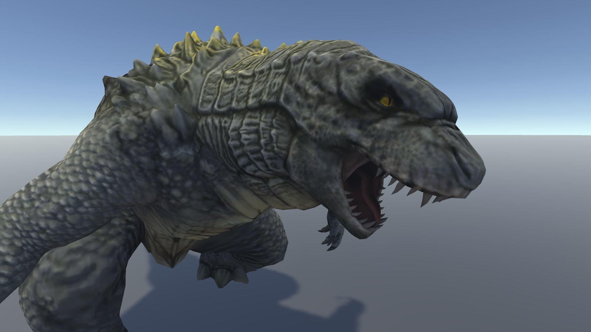 Godzilla Monster 3d Model  3D model_1