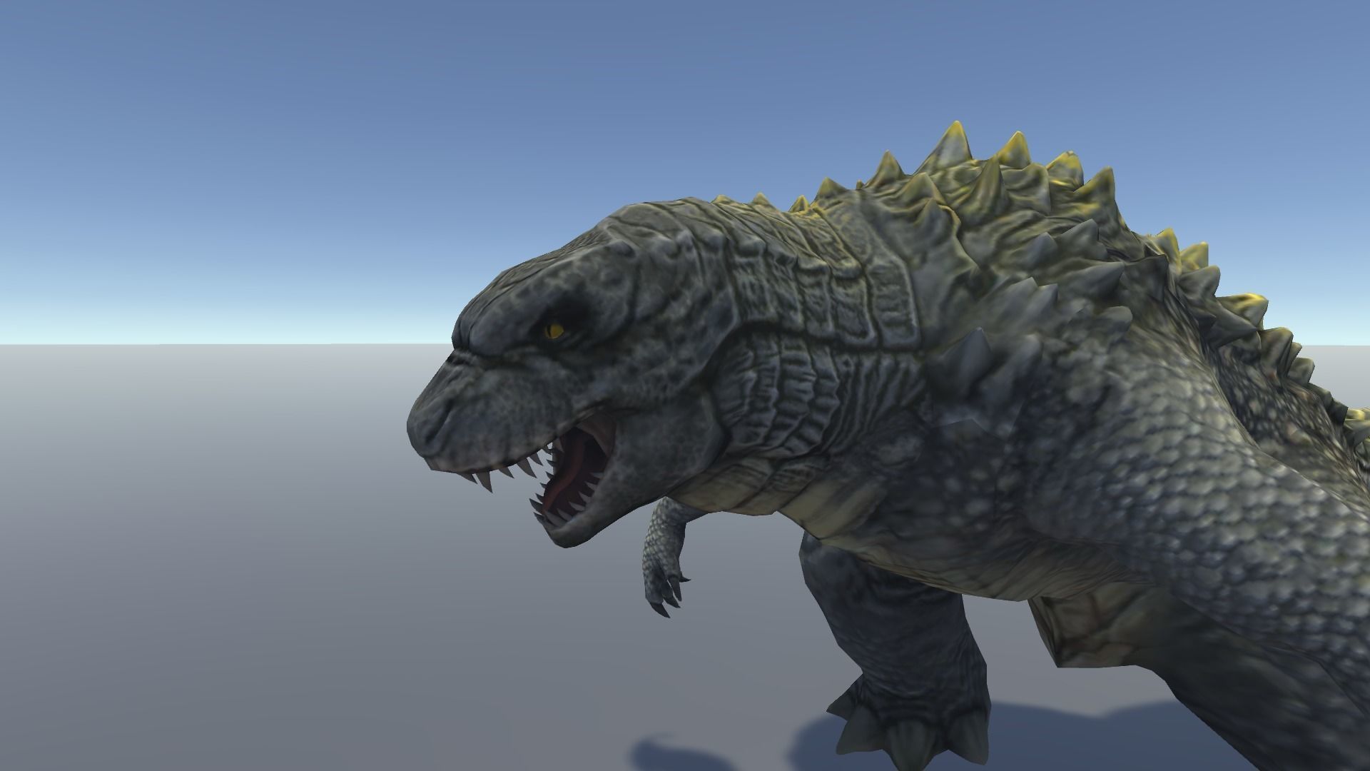 Godzilla Monster 3d Model  3D model_4