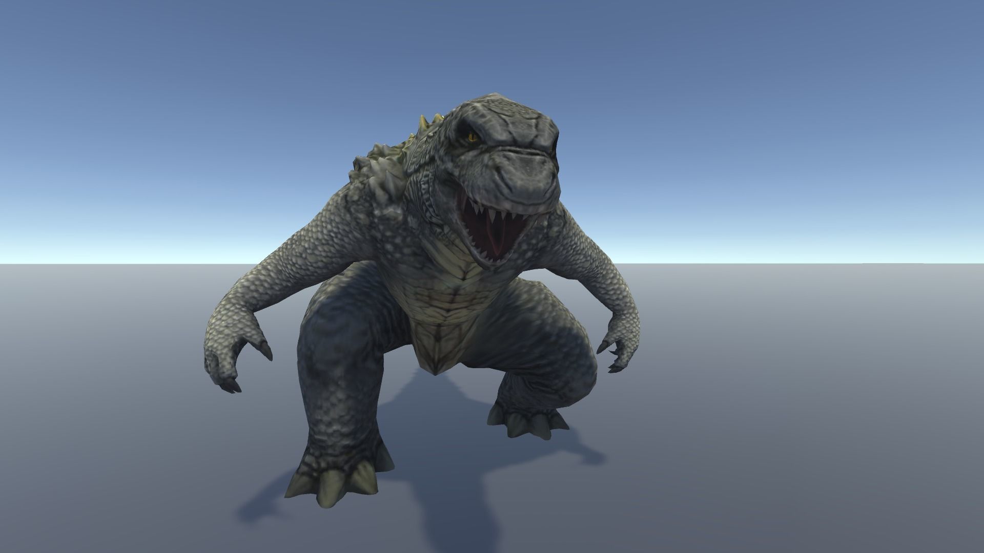 Godzilla Monster 3d Model  3D model_2