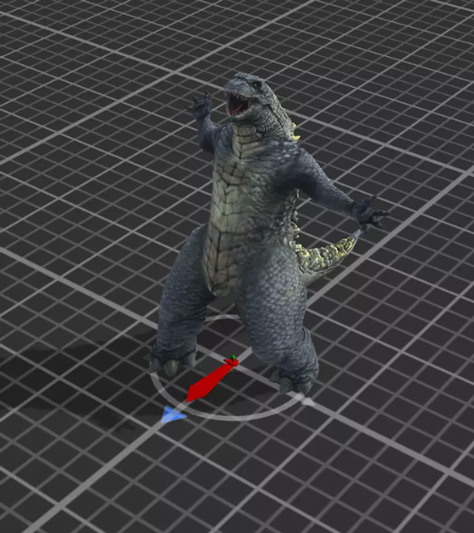 Godzilla Monster 3d Model  3D model_0