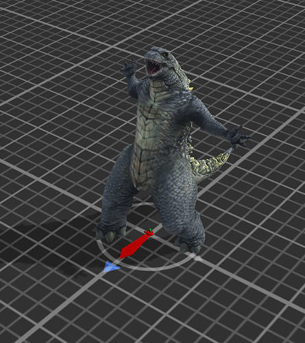 Godzilla Monster 3d Model  3D model