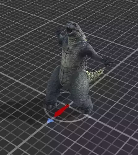 Godzilla Monster 3d Model  3D model