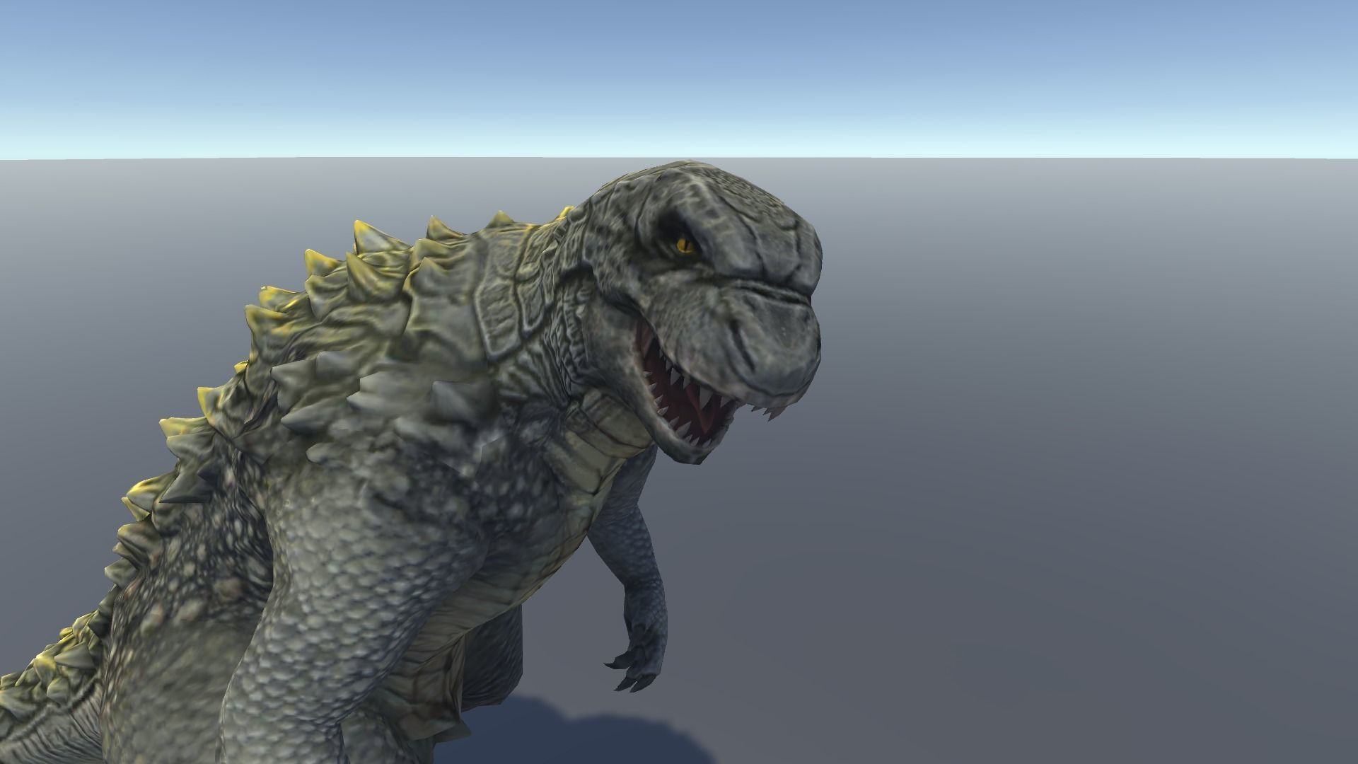 Godzilla Monster 3d Model  3D model_5