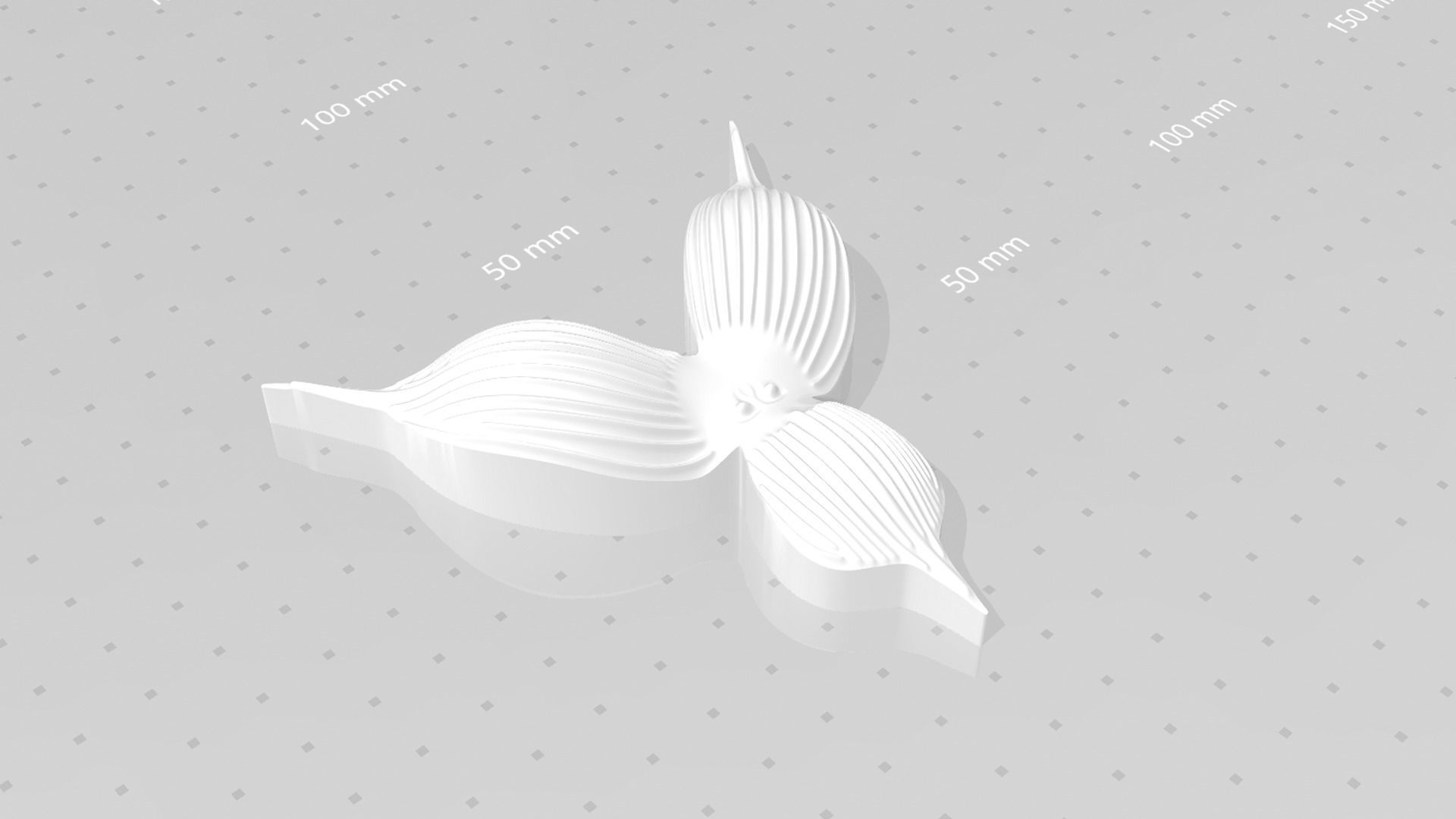 Monkey Orchid Flower - Molding - EVA Foam Craft STL 3D print model_11