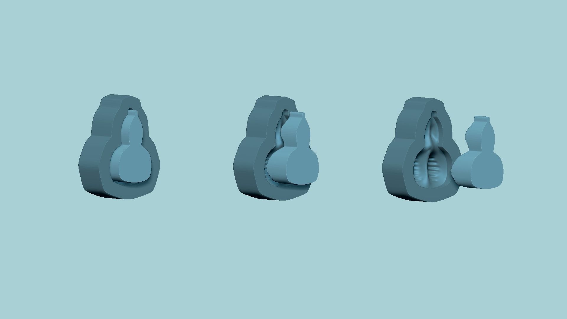 Monkey Orchid Flower - Molding - EVA Foam Craft STL 3D print model_18