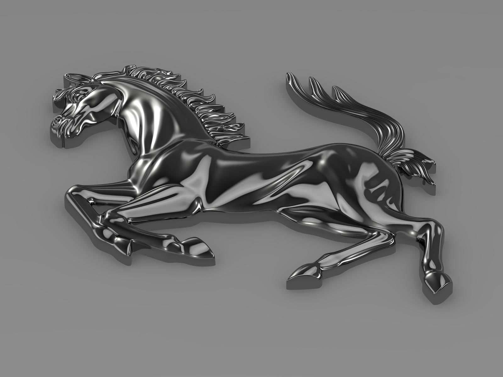 Ferrari horse logo 3D model_15