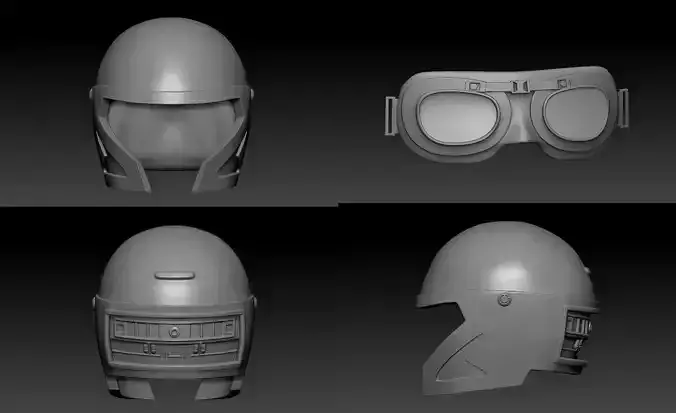 Cobra Viper Helmet 3D print model
