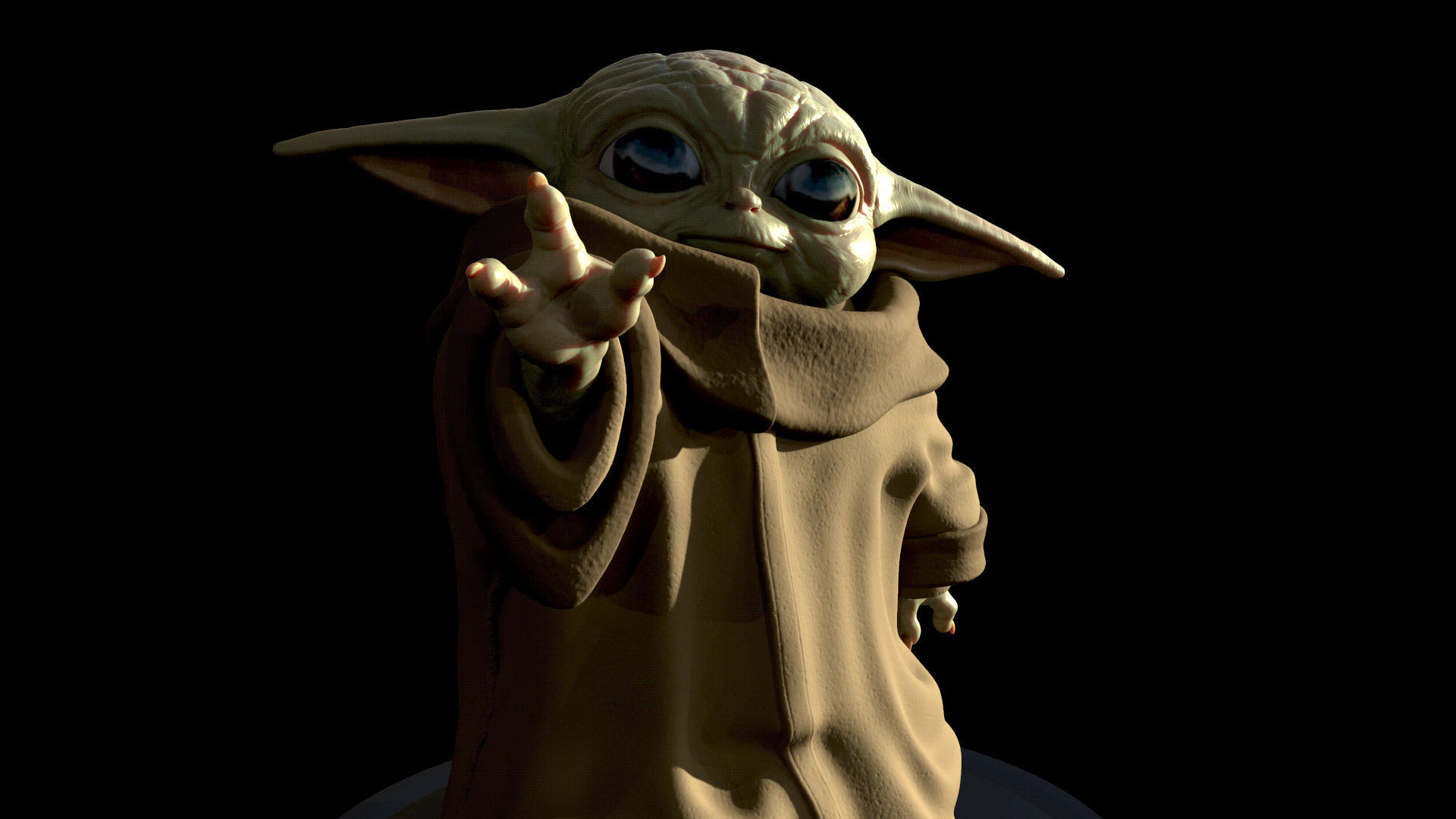 GROGU - BABY YODA - THE MANDALORIAN - EL MANDALORIANO 3D print model_2