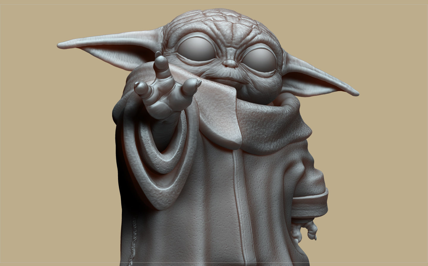 GROGU - BABY YODA - THE MANDALORIAN - EL MANDALORIANO 3D print model_16