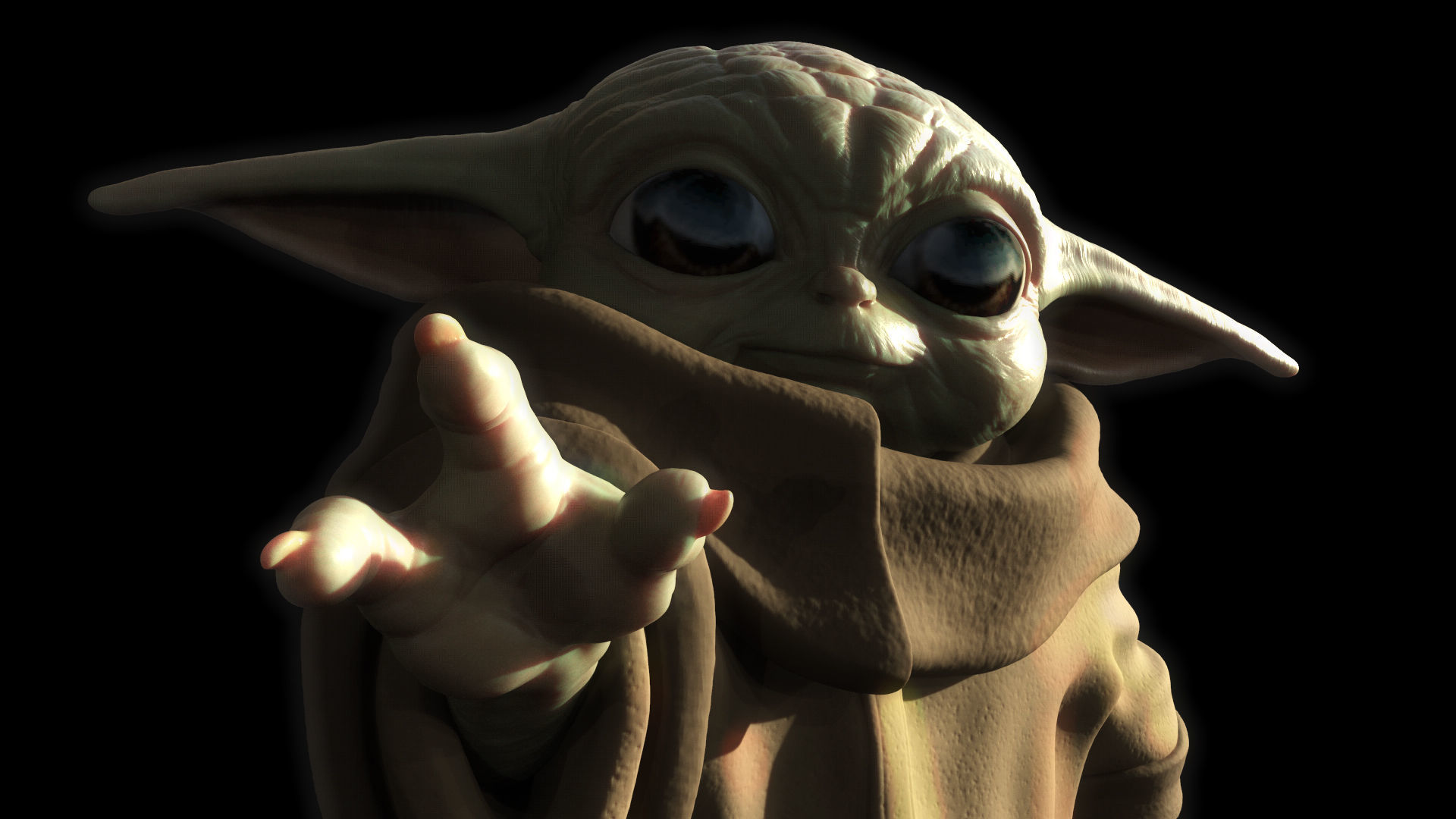 GROGU - BABY YODA - THE MANDALORIAN - EL MANDALORIANO 3D print model_1