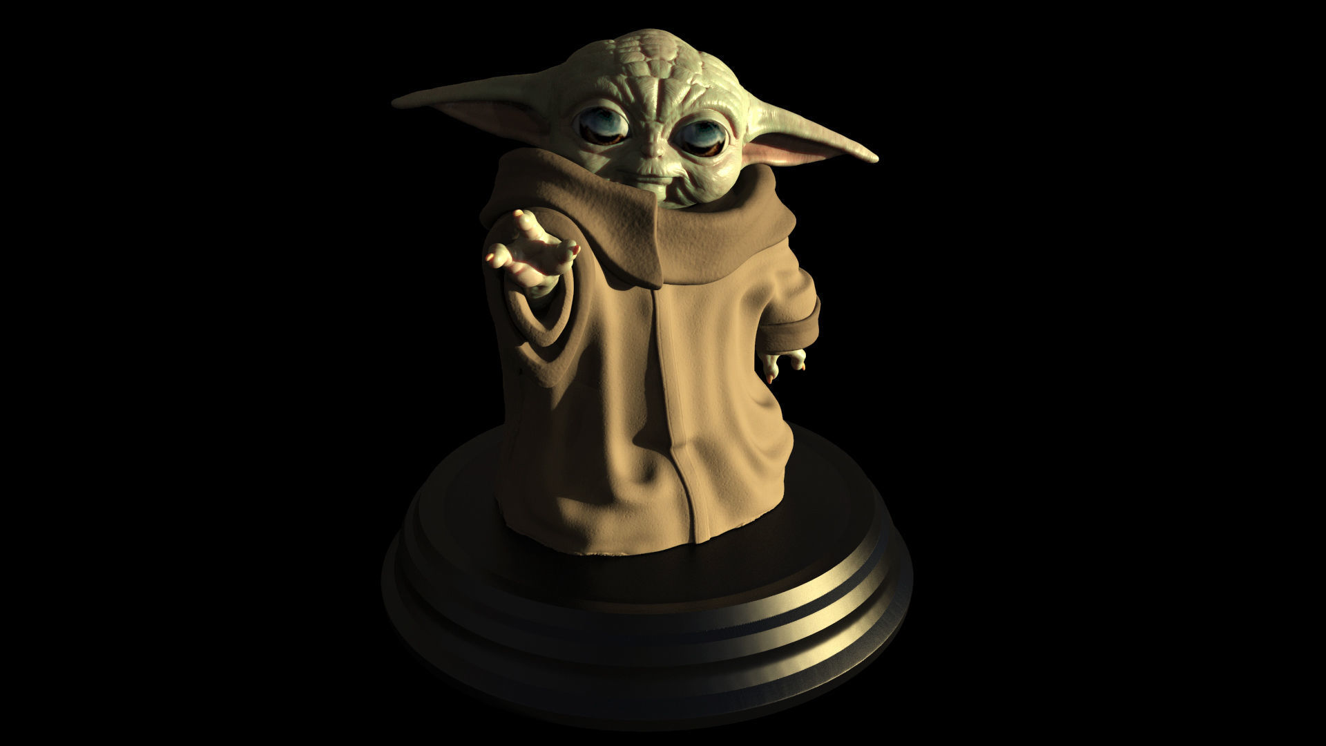 GROGU - BABY YODA - THE MANDALORIAN - EL MANDALORIANO 3D print model_7