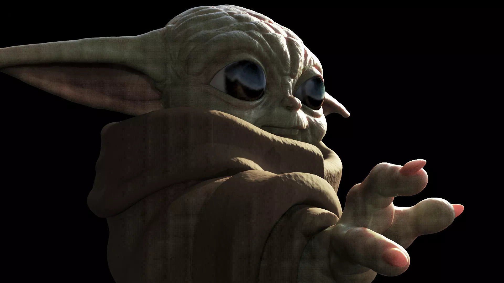 GROGU - BABY YODA - THE MANDALORIAN - EL MANDALORIANO 3D print model_0