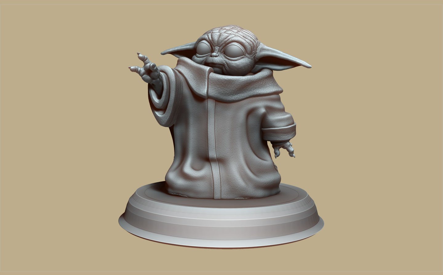 GROGU - BABY YODA - THE MANDALORIAN - EL MANDALORIANO 3D print model_18