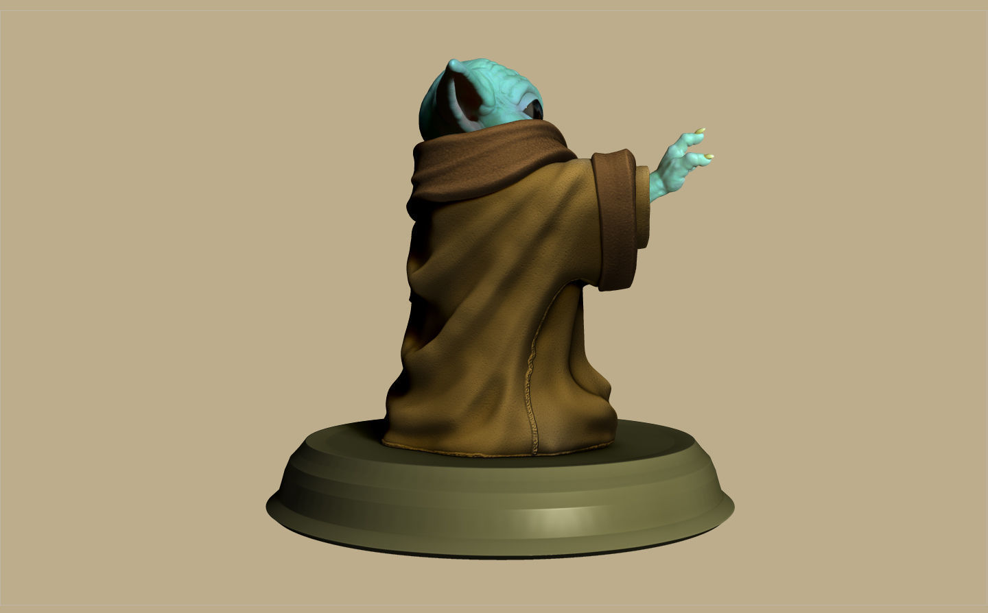 GROGU - BABY YODA - THE MANDALORIAN - EL MANDALORIANO 3D print model_13
