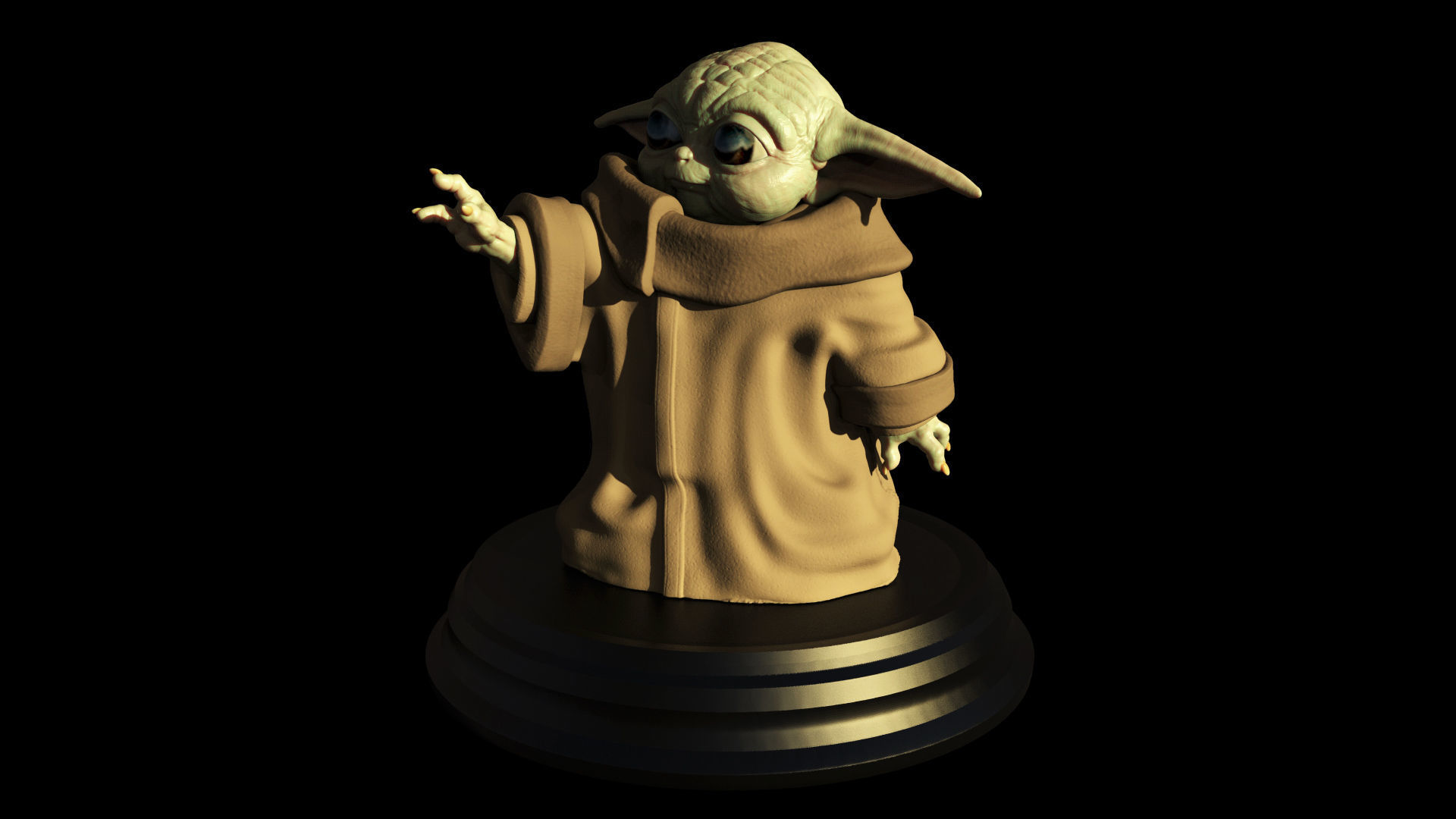 GROGU - BABY YODA - THE MANDALORIAN - EL MANDALORIANO 3D print model_6