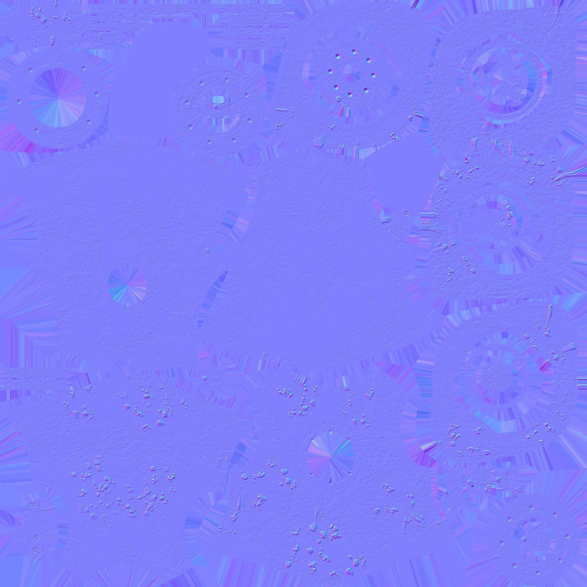 Diving Helmet 03 - Destroyed Rust - Character Design Fashion Low-poly 3D model_20