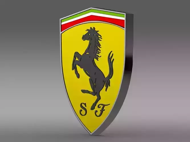Ferrari logo 3D model