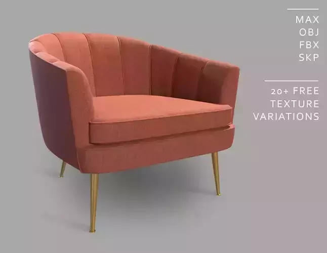 Elegant Modern Armchair - A004