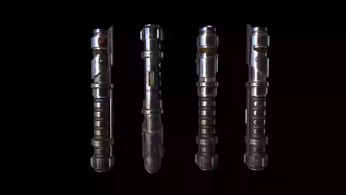 Light Saber Low-poly 3D model