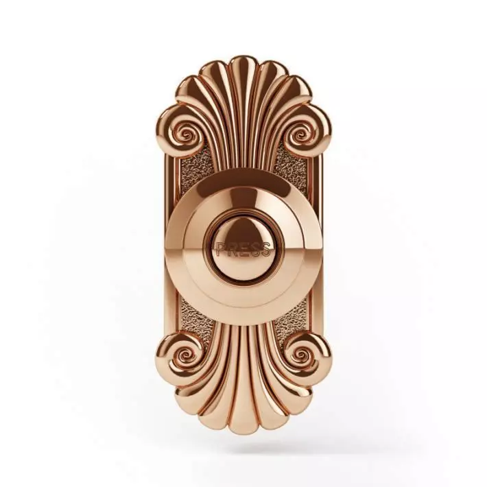 Superior Aluminum Ship Bell 3D model_0