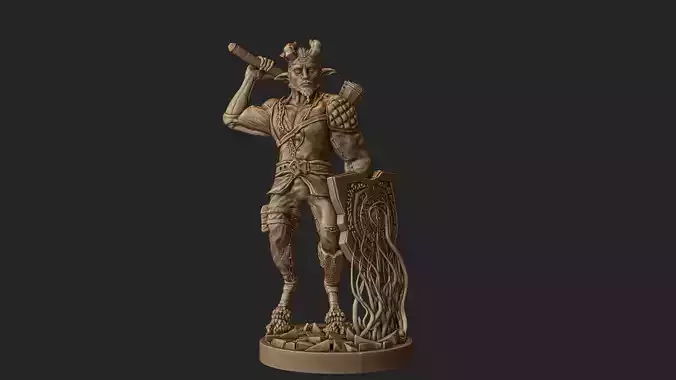  Samuel the satyr print model 3D print model