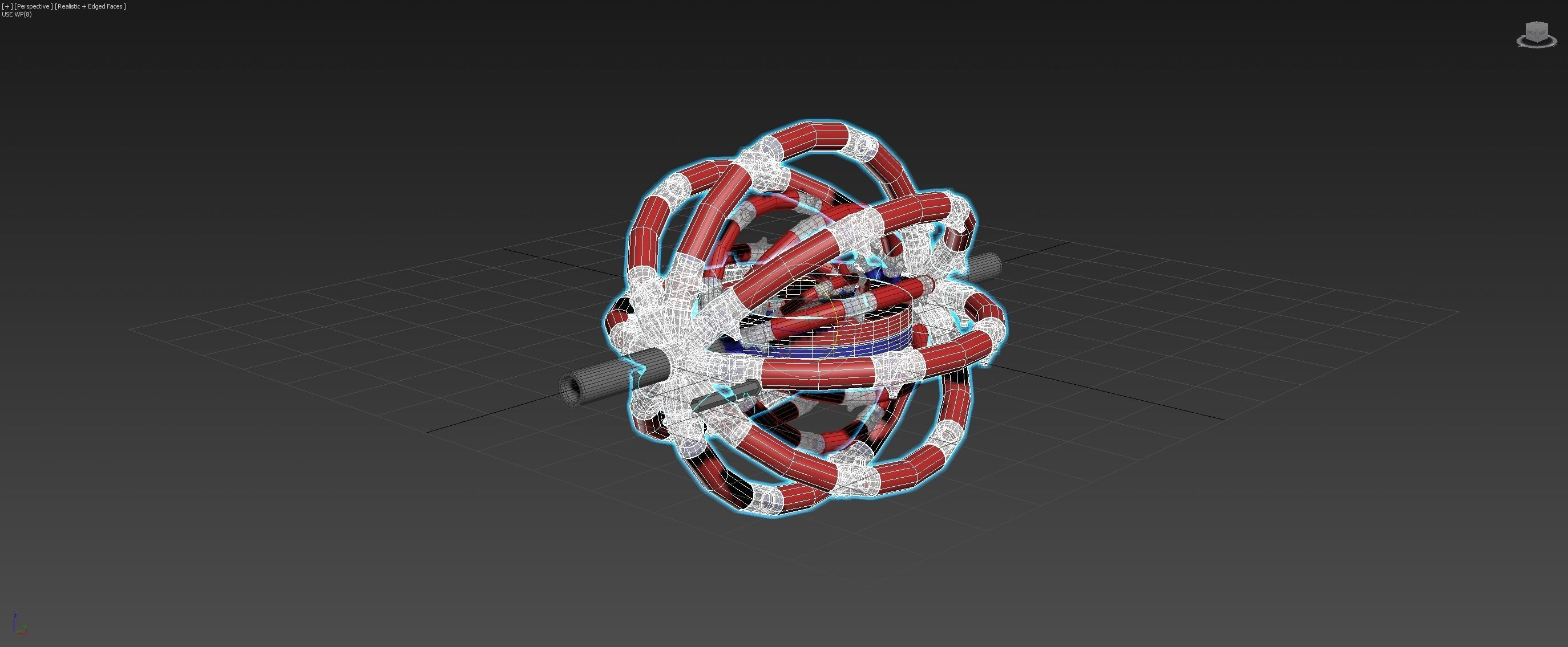 Aero Vortex Motor Generator - Concept 3D model_14