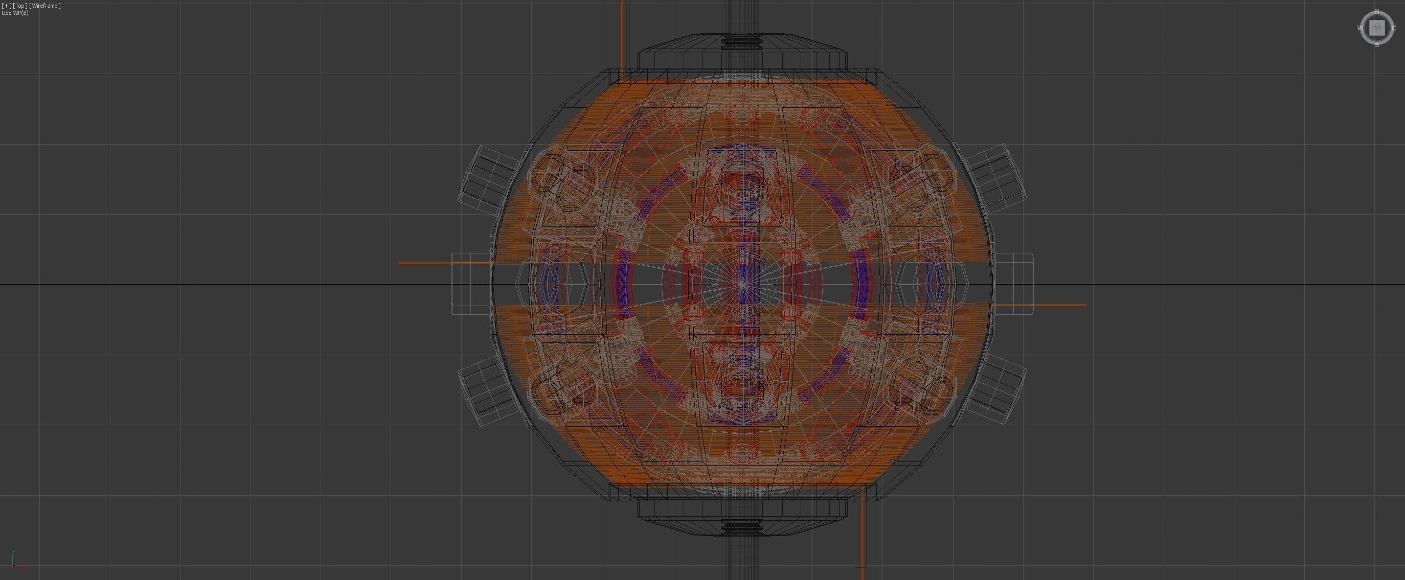 Aero Vortex Motor Generator - Concept 3D model_25