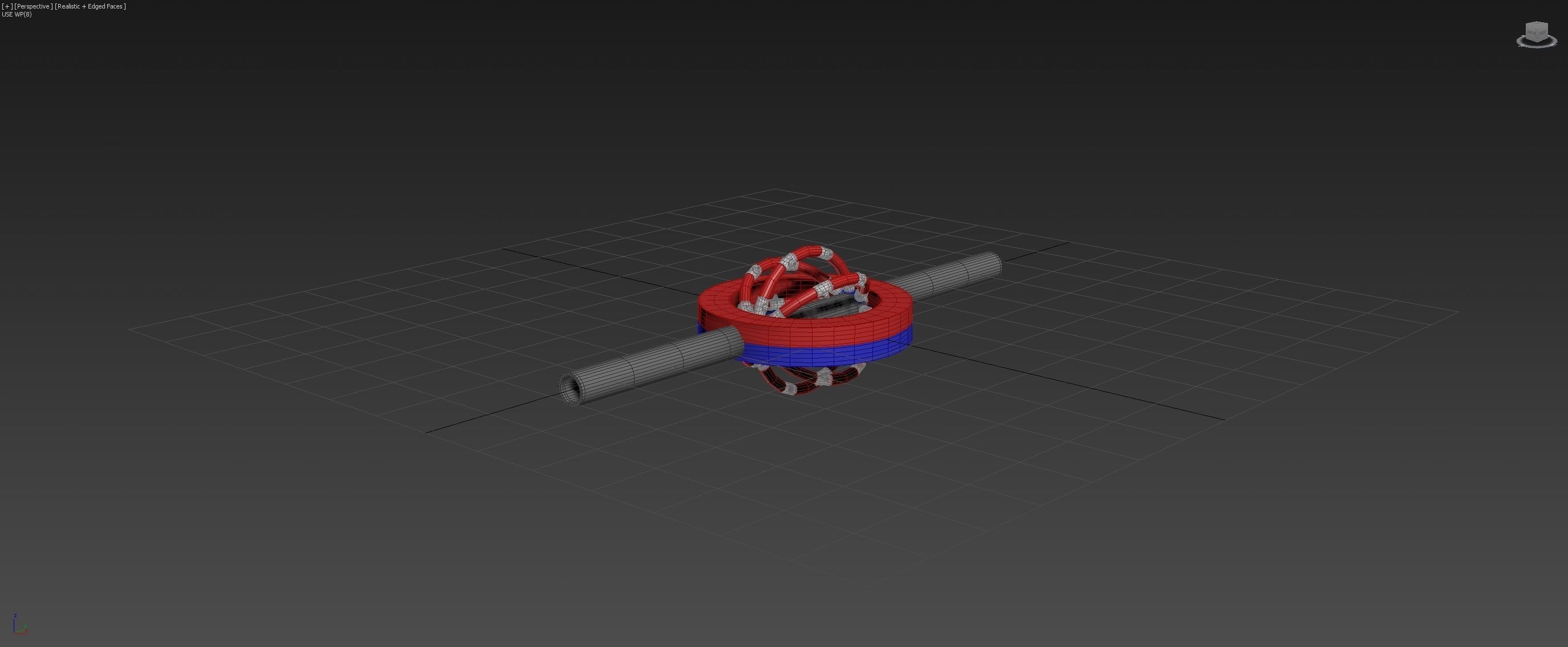 Aero Vortex Motor Generator - Concept 3D model_17