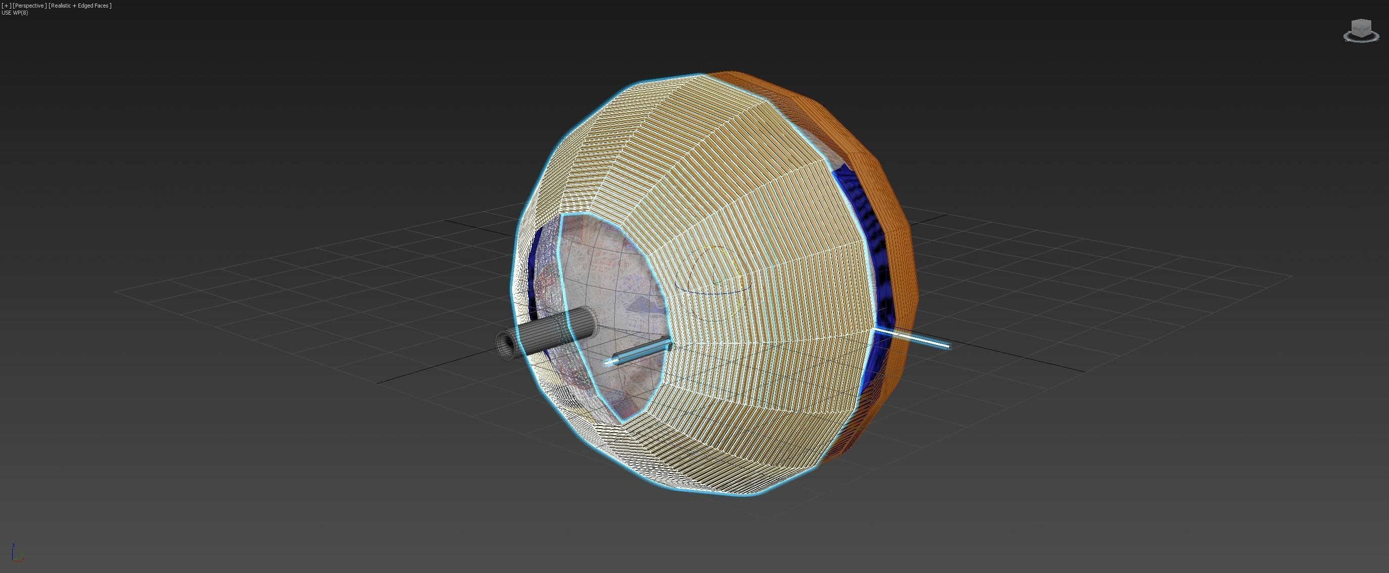 Aero Vortex Motor Generator - Concept 3D model_9