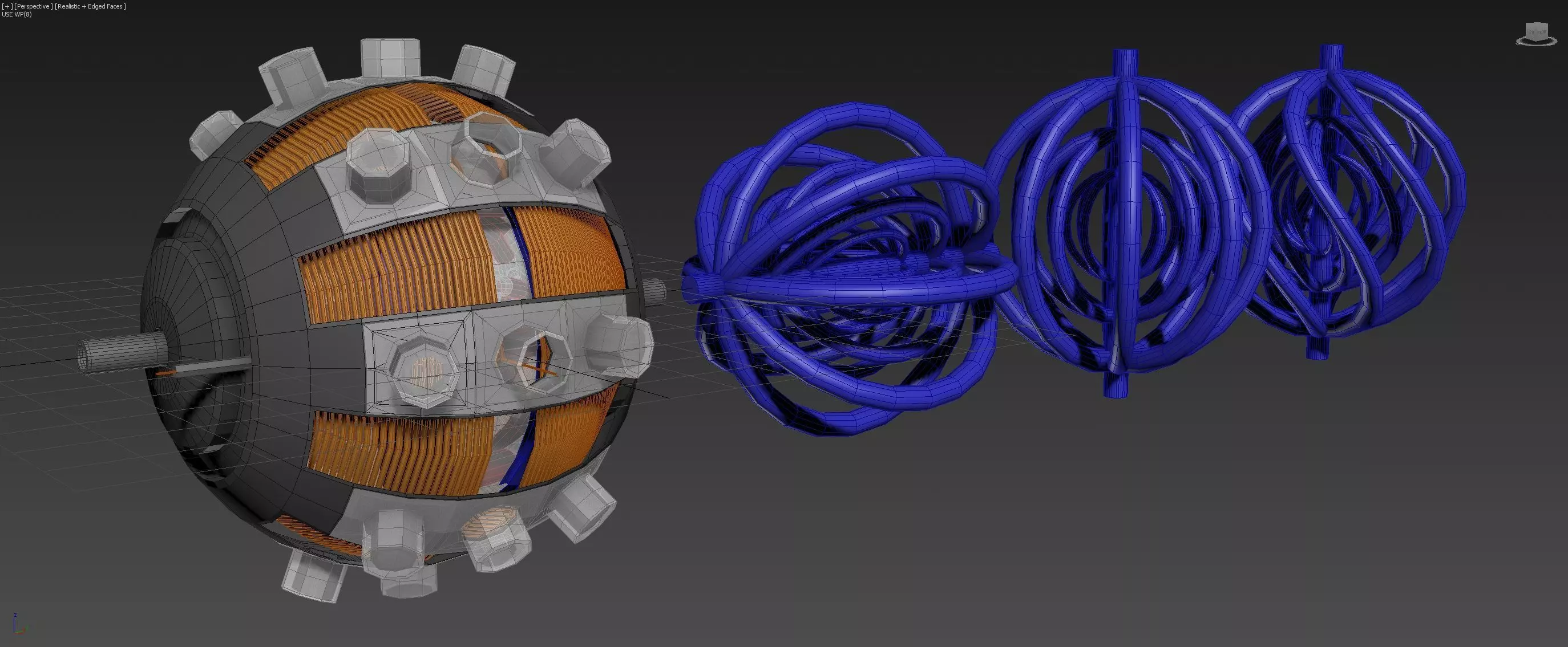 Aero Vortex Motor Generator - Concept 3D model_0