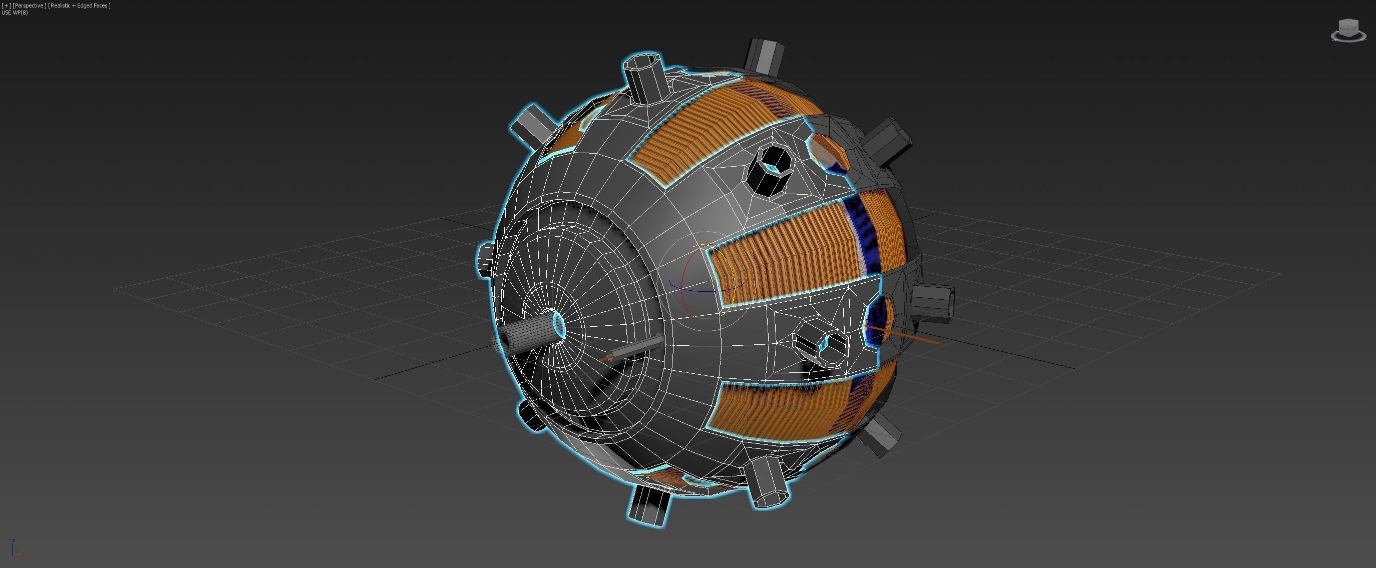 Aero Vortex Motor Generator - Concept 3D model_6