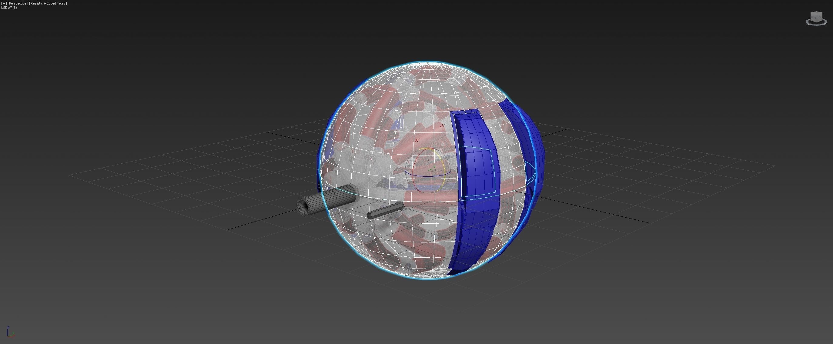 Aero Vortex Motor Generator - Concept 3D model_11